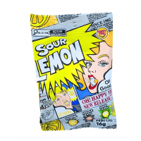 Bala Mais Azeda Do Mundo Sour Lemon