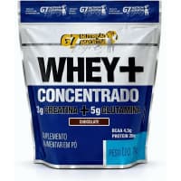 Whey Concentrado + 3g Creatina + 5g Glutamina - Refil 1kg - Sabor Chocolate - G7 Nutrição